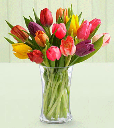 Tulip Bouquet price as shown 45 Other sizes and pricing available